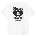 Carhartt WIP S/S Heart II Hartt Tee White