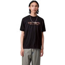 Carhartt WIP S/S Solar Chrome Script Tee Black