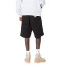 Carhartt WIP Single Knee Short Black Rinsed