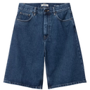 Carhartt WIP Women's Brandon Short Blue Stone Washed