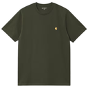 Carhartt WIP S/S Chase Tee - Olive/Gold