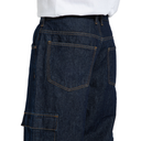 DC Men's Worker Baggy Denim Cargo Pants Rir - Dark Denim