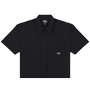 Dickies Women's Cropped S/S Work Shirt Black