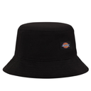Black bucket hat with Dickies logo on a white background