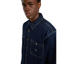 Dickies L/S Mechanic Denim Shirt Dark Indigo