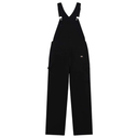 Dickies Women's Loose Canvas Bib Overalls - Black