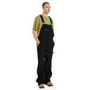 Dickies Loose Canvas Bib Overalls - Black