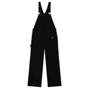 Dickies Loose Canvas Bib Overalls - Black