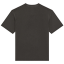 Black t-shirt on a white background