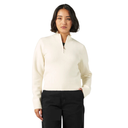 Dickies Women's Ruston Quarter Zip Sweater Egret