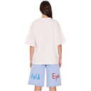 Eviλ Eye Evil Eye Front Tee - White