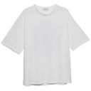 White t-shirt on a white background