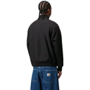 Carhartt WIP Half Zip American Script Sweatshirt - Black