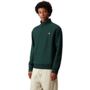 Carhartt WIP Half Zip American Script Sweatshirt - Dark Fir