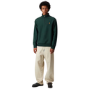 Carhartt WIP Half Zip American Script Sweatshirt - Dark Fir