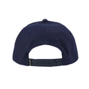 Navy blue cap on a white background