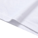 Close-up of a white fabric with a subtle pattern on a white background