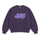 Homeboy Hardcore Happiness Crewneck - Lilac Washed