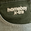 Homeboy X-tra Baggy Inside Out Pants - Washed Green