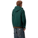 Carhartt WIP Hooded American Script Jacket - Dark Fir