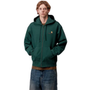 Carhartt WIP Hooded American Script Jacket - Dark Fir