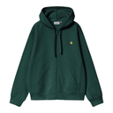 Carhartt WIP Hooded American Script Jacket - Dark Fir