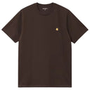 Carhartt WIP S/S Chase Tee - Tobacco / Gold - Ministry Of Concrete