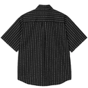 Carhartt WIP S/S Drewe S/S Shirt Heart C Pinstripe Black