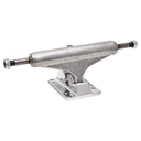 Silver skateboard truck on a white background