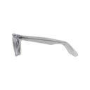 Silver hair clip on a white background