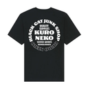 Kuro Neko Black Cat Quality Supplies Tee - Black/White