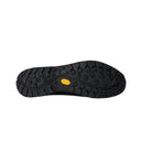 Black Vibramshoe sole with on a white background