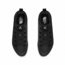 Black sneakers with The North Face logo on a white background