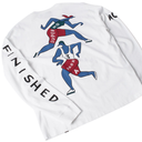Parra Not Finished L/S Tee - White