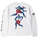 Parra Not Finished L/S Tee - White