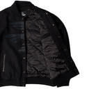 Parra Not Movie Quality Varsity Jacket - Black