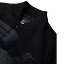 Parra Not Movie Quality Varsity Jacket - Black