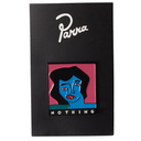Parra Nothing Face Enamel Pin - Pink