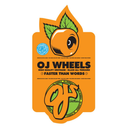 OJ Wheels Eric Dressen Laught It Up 99a - Blue/Yellow - 58 MM