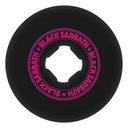 Black vinyl record with 'Black Sabbath' logo on a white background