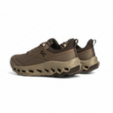 Brown and beige sneaker on a white background