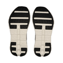 Black and white shoe sole on a white background