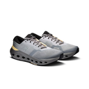 A pair of O'Neill running shoes in light gray and dark gray with black and gold accents, displayed on a clean white background.
