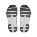 Close-up of the sole of a pair of shoes on a white background