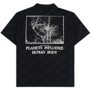 Pleasures Planets Polo Tee Black
