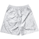 Pleasures Pulley Active Shorts Silver