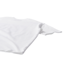 White pillowcase on a white background