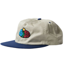 Parra Legs Logo 5 Panel Hat Off White
