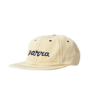 Parra Lowercase Script Logo 6 Panel Hat - Natural