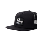 Parra Measuring Tape Logo 5 Panel Hat - Black